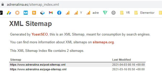 sitemap xml yoast