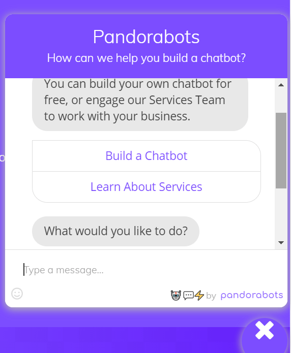 pandorabots el mejor chatbot