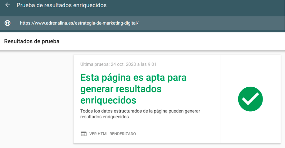 search console datos estructurados