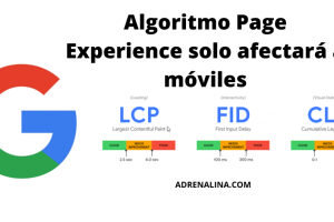 ALGORITMO PAGE EXPERIENCE