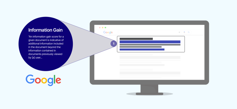 La patente del factor de clasificación “Information Gain” de Google