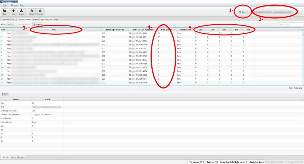 Screamin Frog SEO Log File Analyser 3